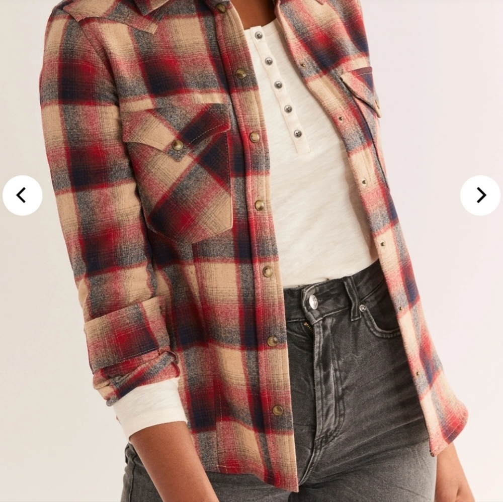 Pendleton Women's Snap Front Canyon Shirt - Red Ombre